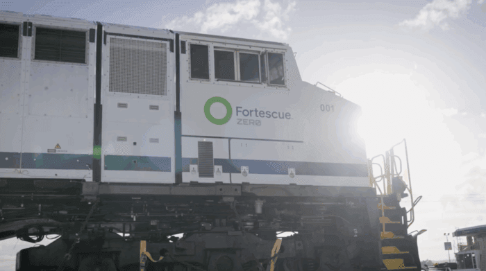 Infinity train fortescue western australia