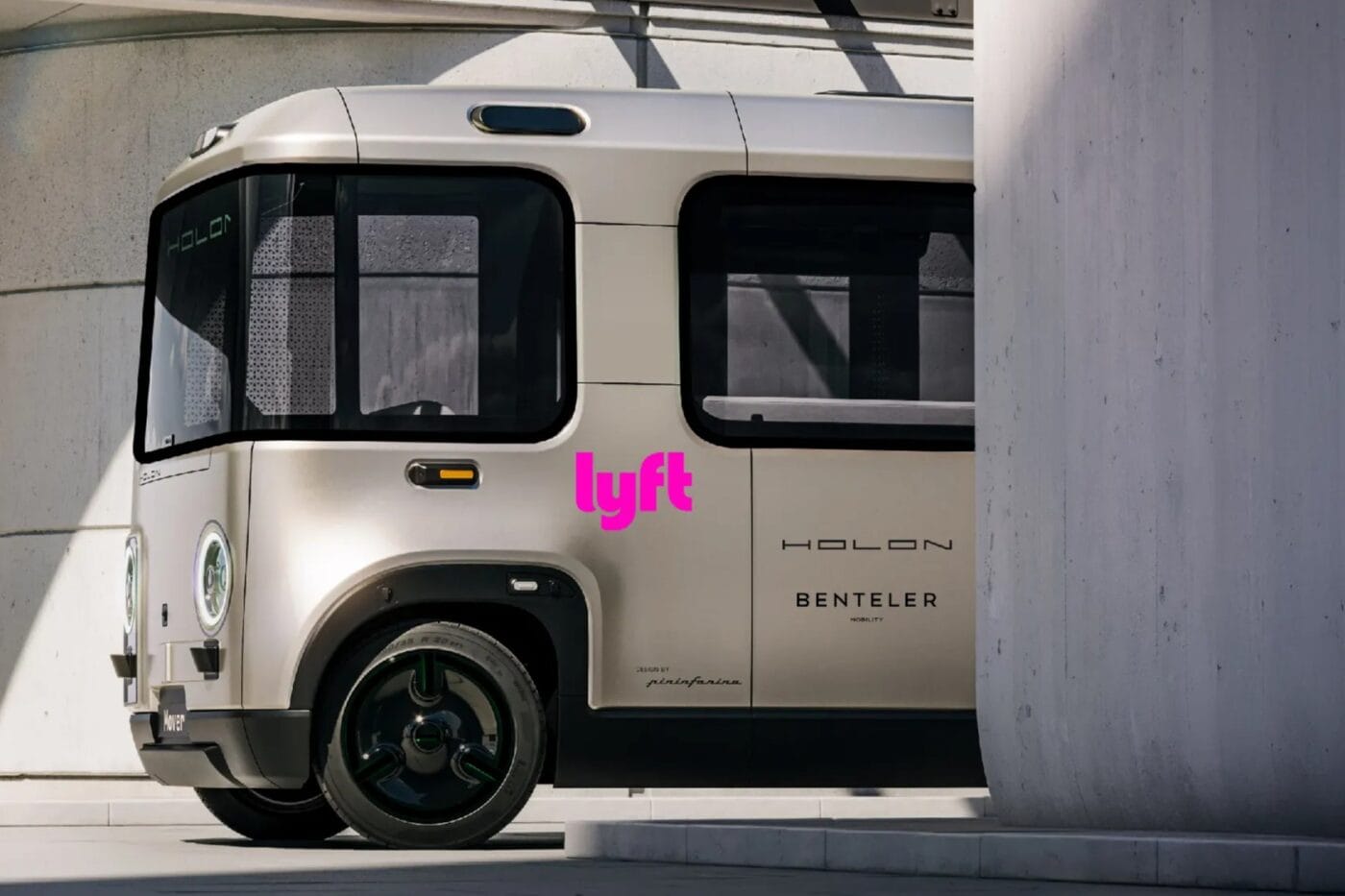 Render del vehículo Lyft benteler recortado