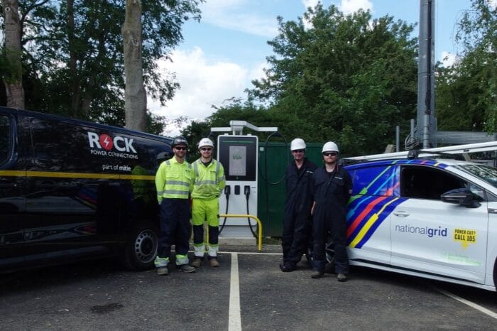 National grid uk ev charging stations dc