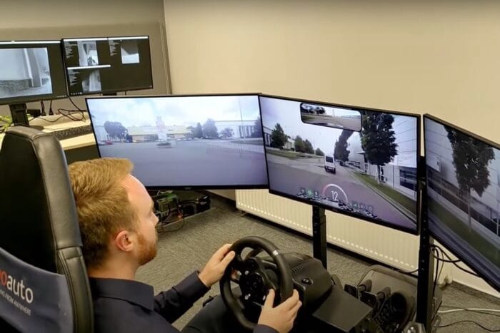 Roboauto teleoperador robotaxi conducción a distancia