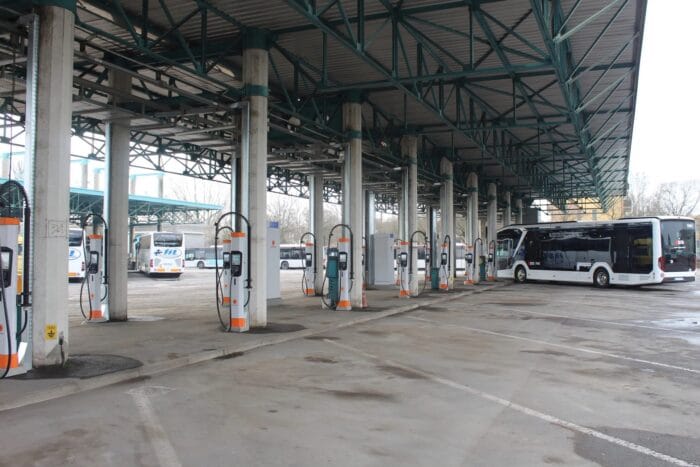 Seta bus depot kempower charging stations