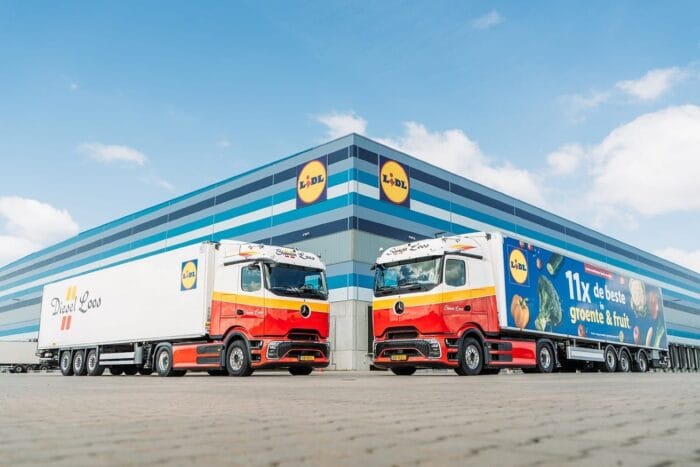 Simon loos camiones eléctricos lidl eactros países bajos