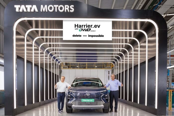 Tata harrierev start of production