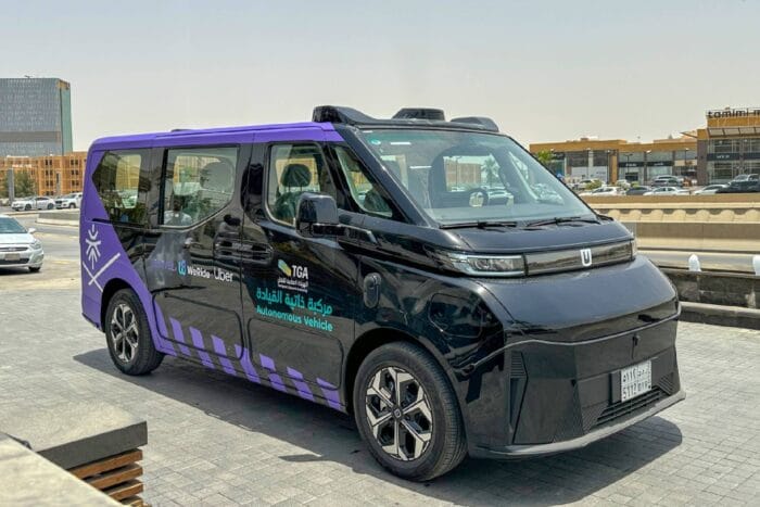Weride autonomous van saudi arabia