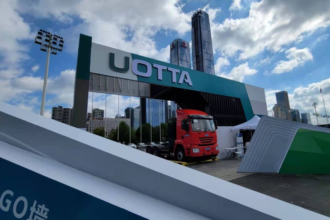Battery swapping electric trucks u power symbolic cropped