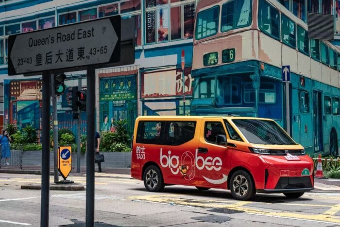 Farizon bigbee taxi eléctrico hong kong china