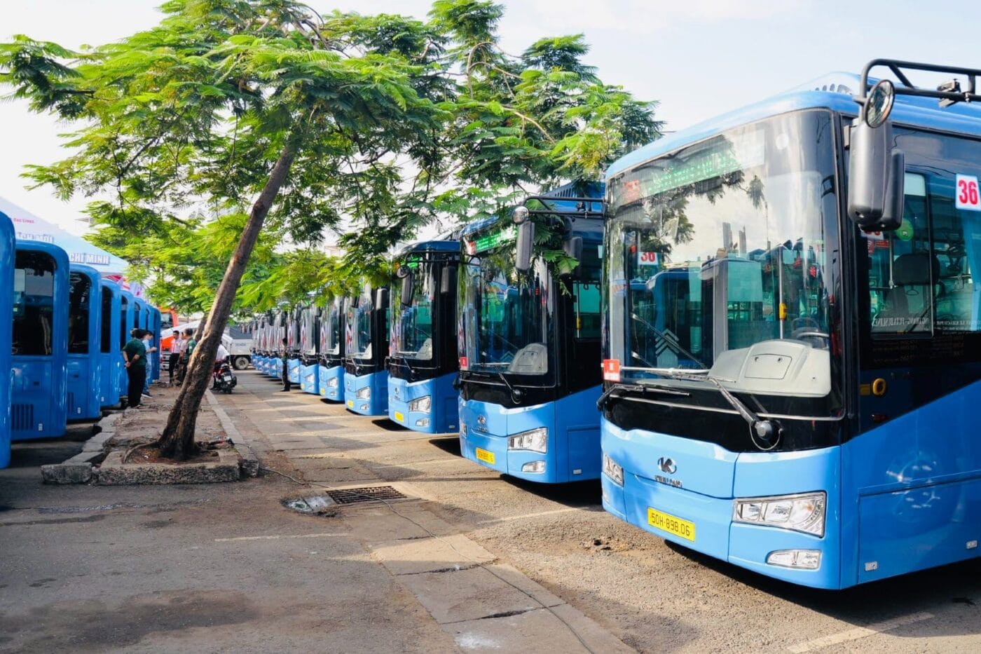 Kim long motor electric buses bev vietnam ho chi minh city