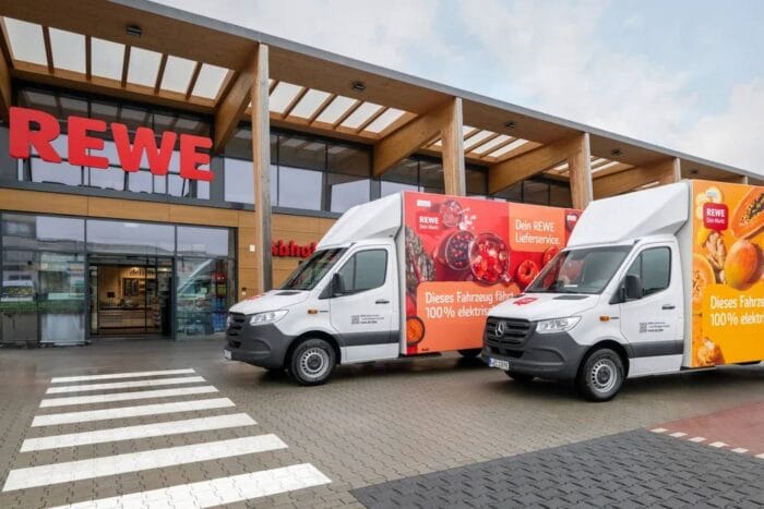 Rewe mercedes benz esprinter berlin bev
