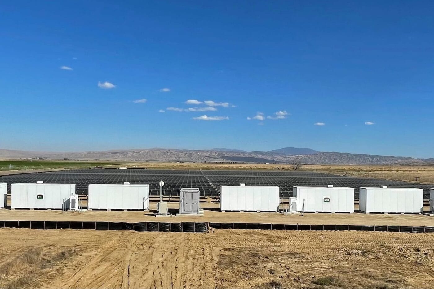 Solar park second life battery storage b2u santa barbara california