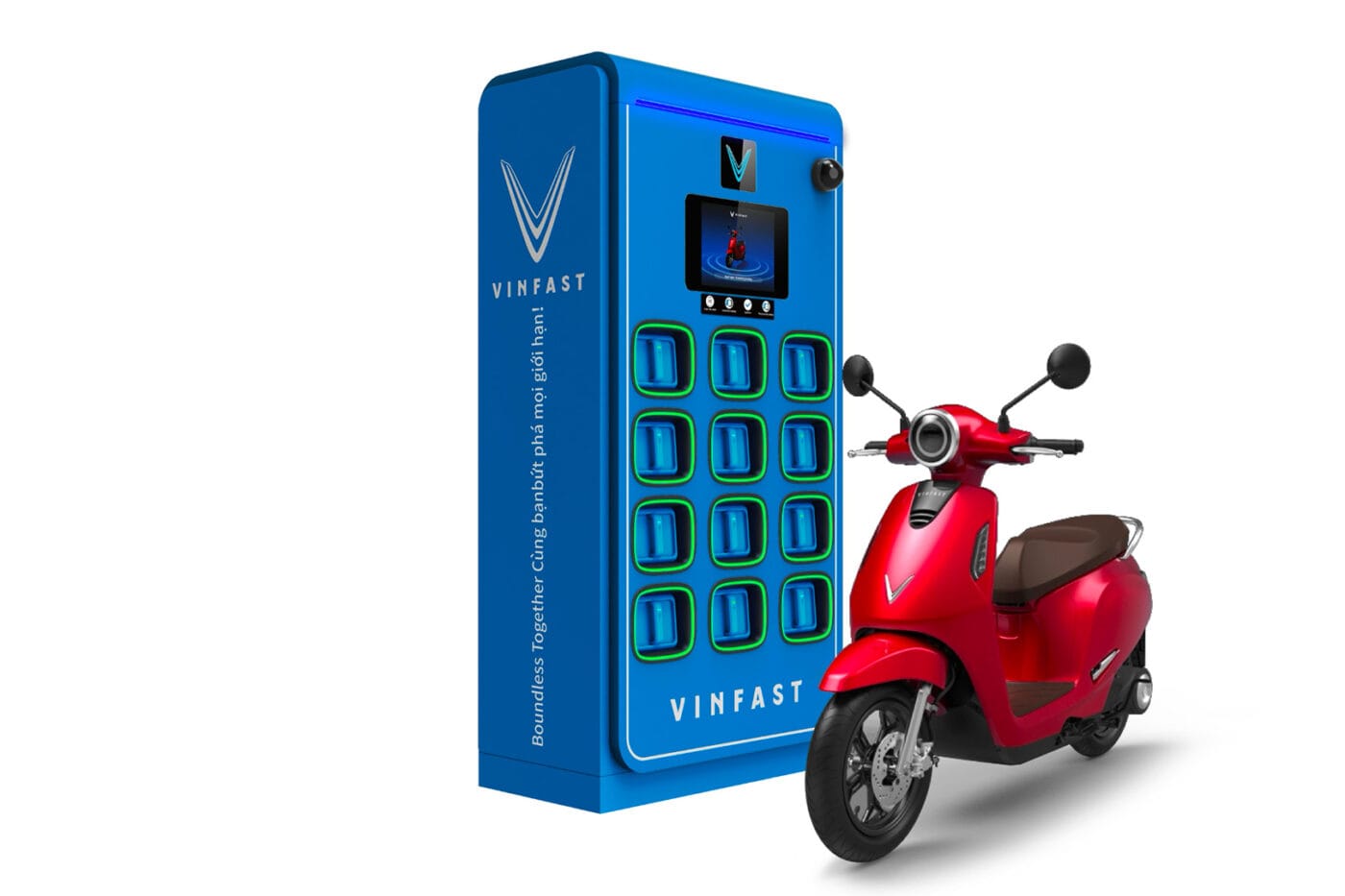 Vinfast evo max battery swapping vietnam