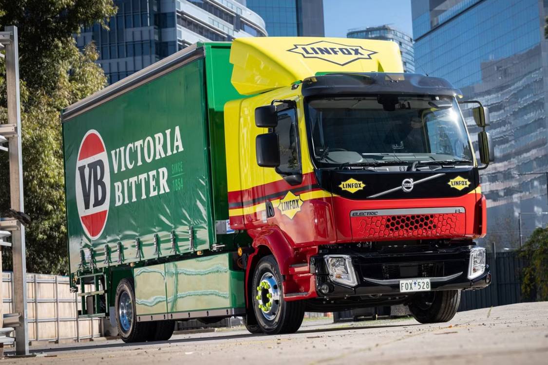 Volvo trucks fl electric australia victoria bitter