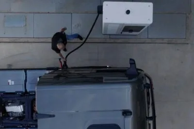 Abb man charging station truck mcs