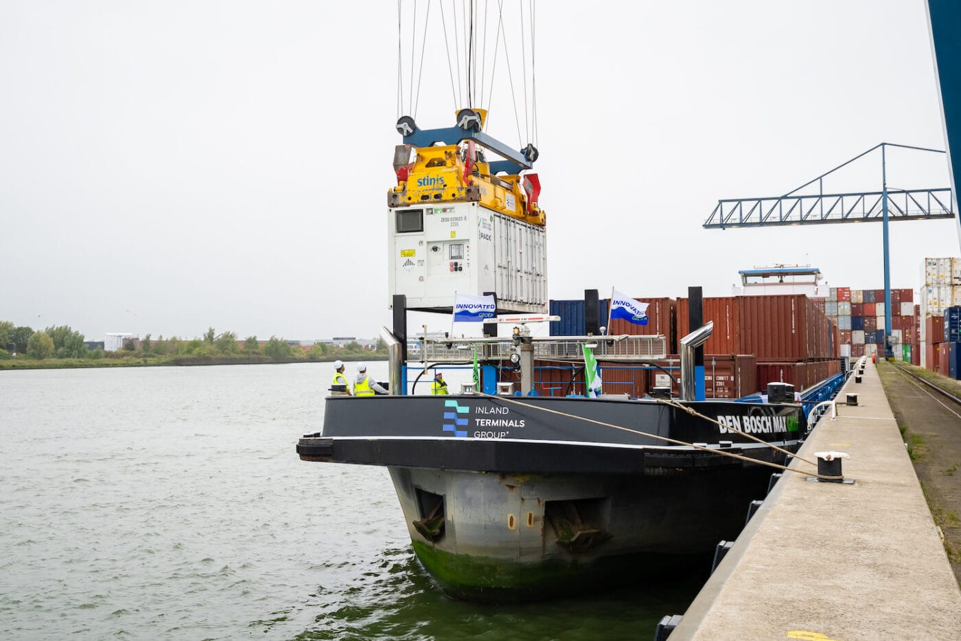 Itg den bosch max groen electric ship battery swapping netherlands inland