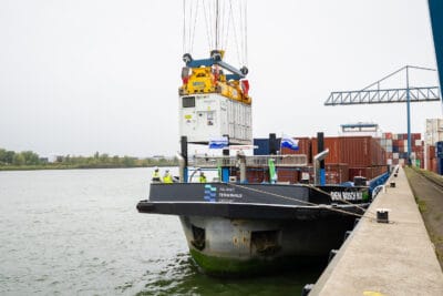 itg den bosch max groen electric ship battery swapping netherlands inland