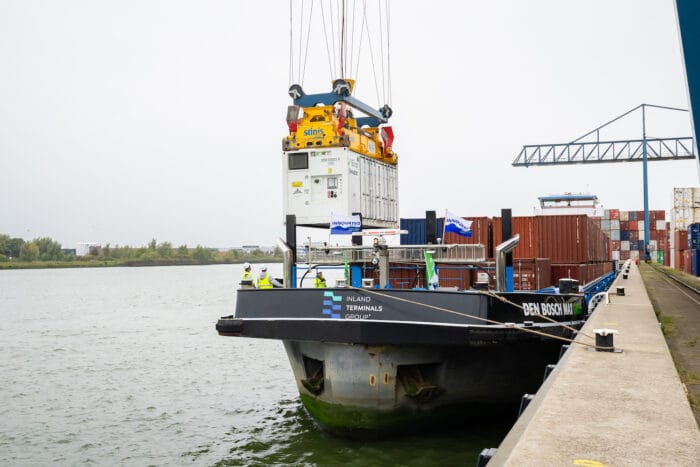 Itg den bosch max groen electric ship battery swapping netherlands inland
