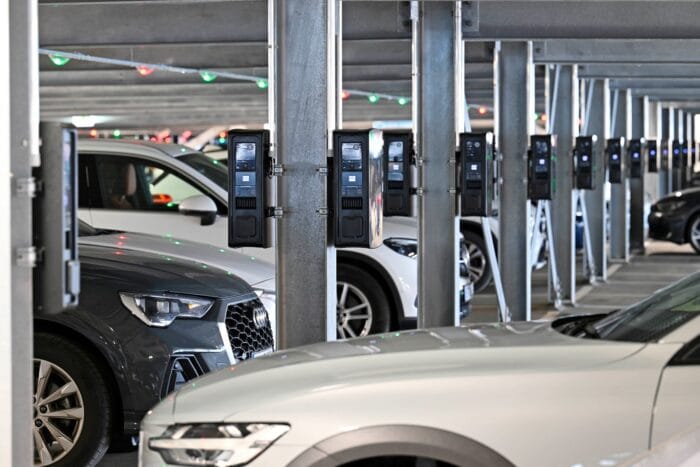 Munich airport charging stations ac