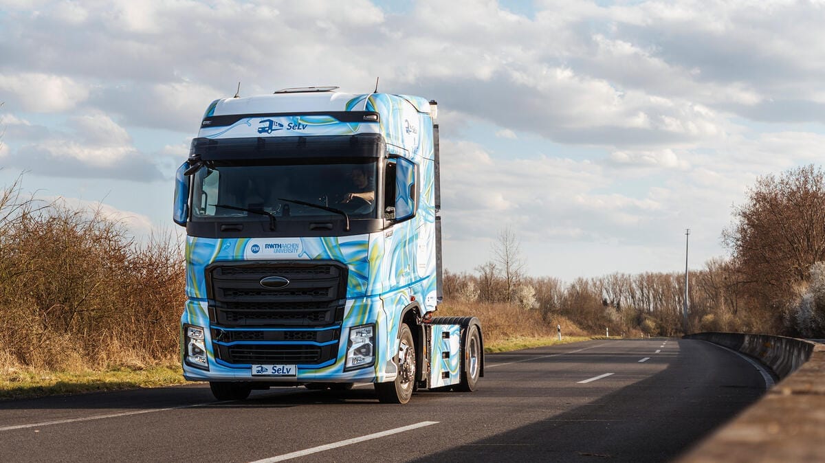 Camión de pila de combustible Selv rwth aachen