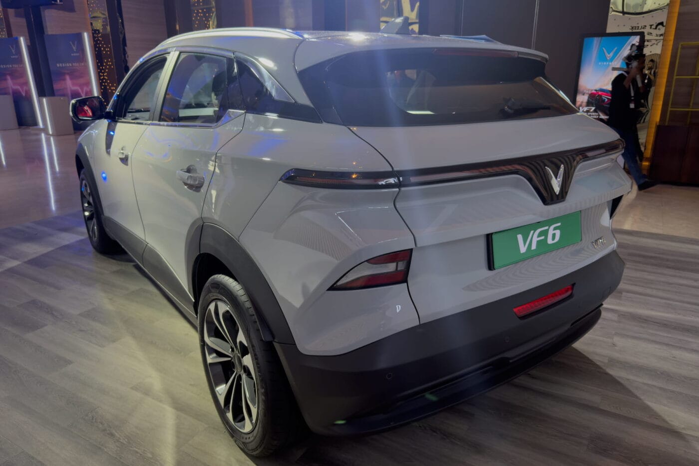 vinfast vf 6 rear three quarter vinfast vf 6 rear three quarter