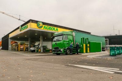 Agrola lkw ladestation tankstelle e lkw schweiz bern konolfingen