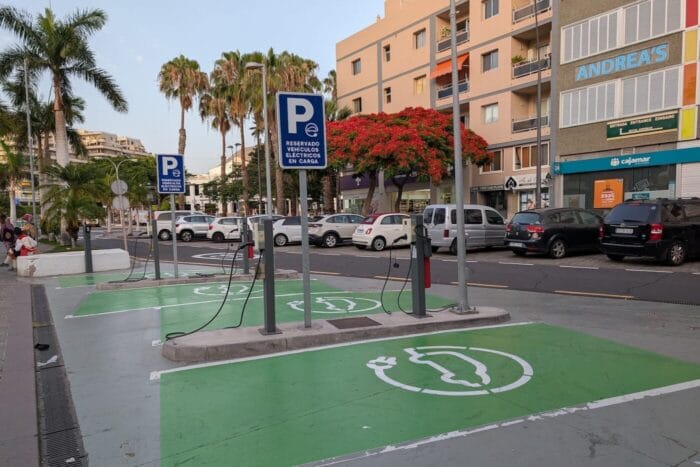 Charging stations tenerife spain canary islands