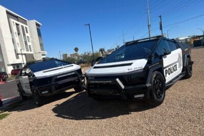 Cybertruck las vegas police upfit