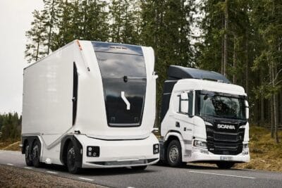 Einride ebot scania electric trucks