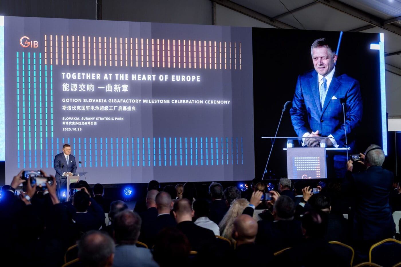 gotion inobat baterías groundbreaking eslovaquia 2025 1 Gotion inobat baterías inauguración eslovaquia