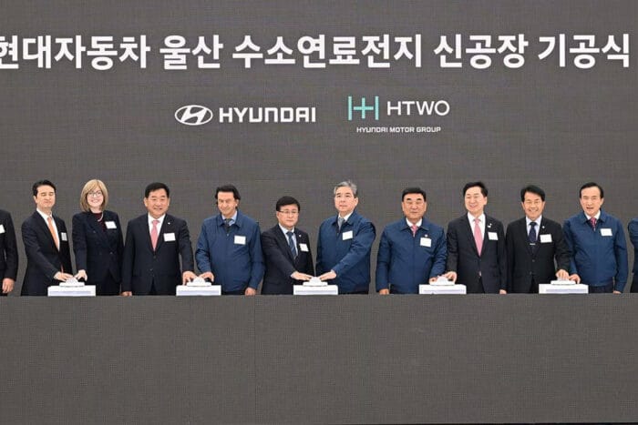 Hyundai htwo bz fabrik ulsan primera piedra