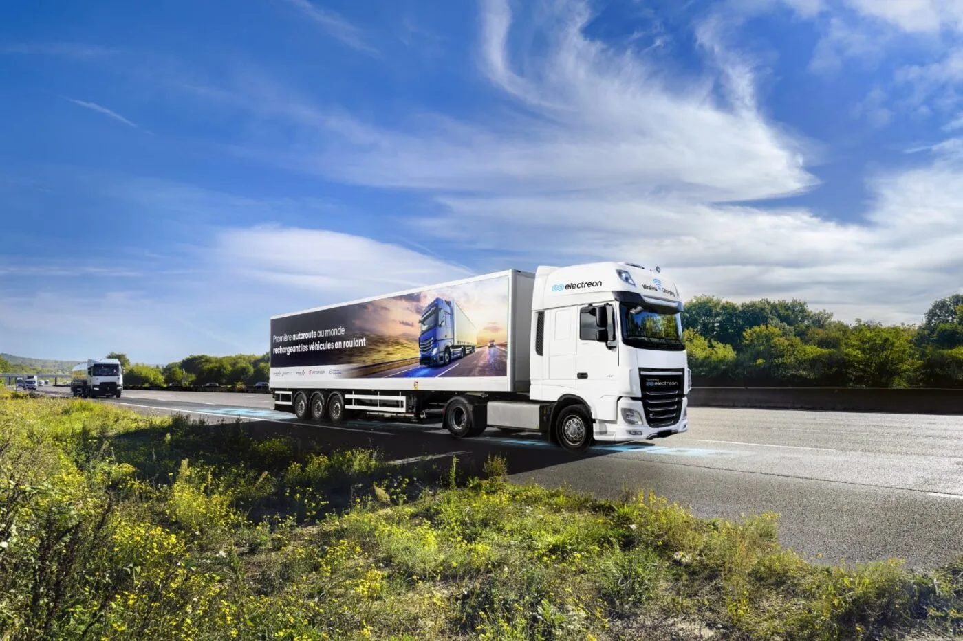 Inductive charging france electric truck electreon paris