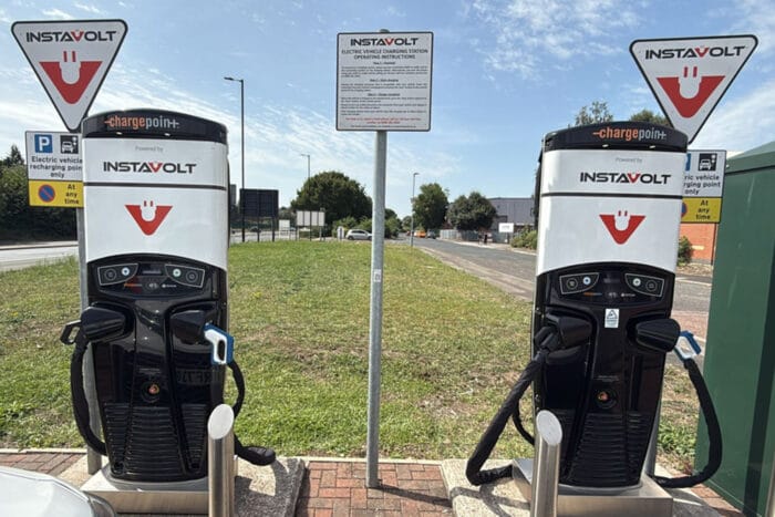 Instavolt chargepoint ladestation grossbritannien