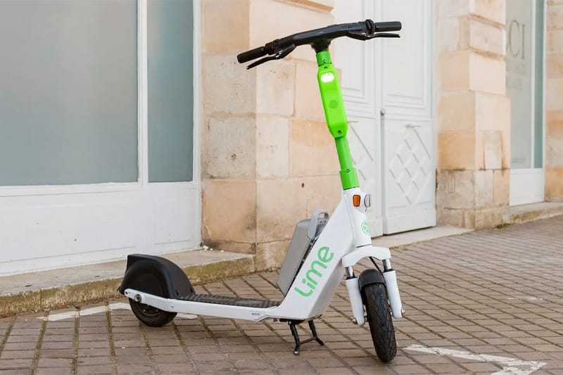 Patinete eléctrico Lime e tretroller
