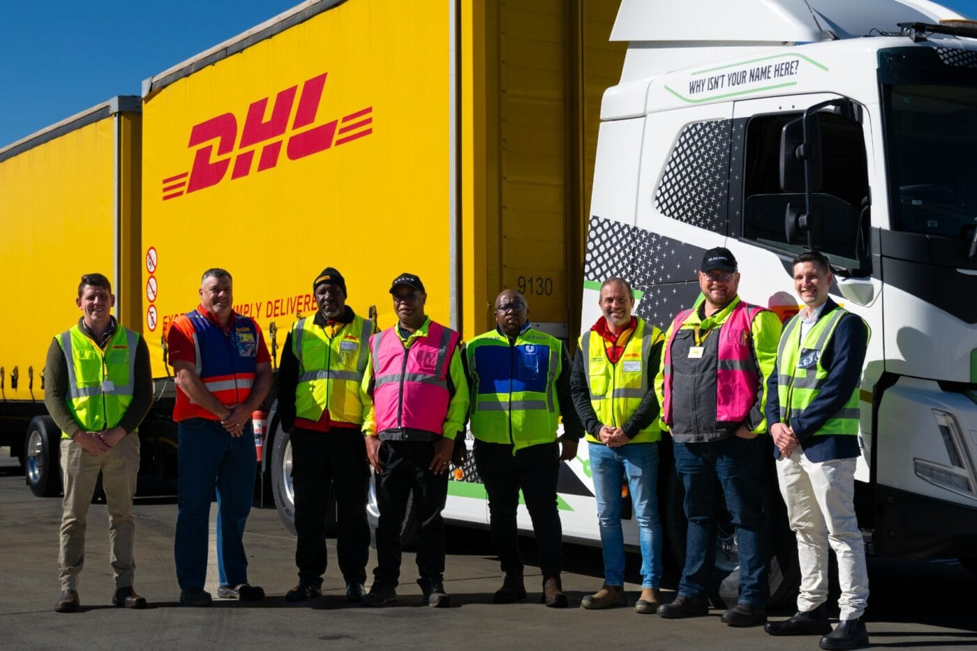 volvo trucks fmx electric e lkw electric truck dhl afrika africa 2025 04 Volvo trucks fmx electric e lkw electric truck dhl afrika africa