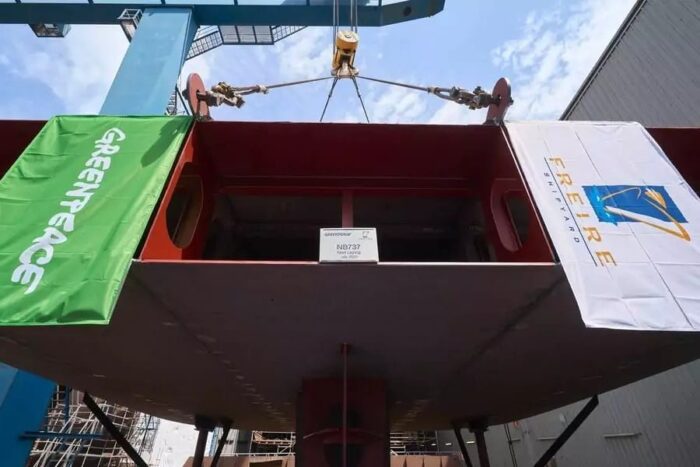 Ayk energy batterie e schiff greenpeace freire shipyard