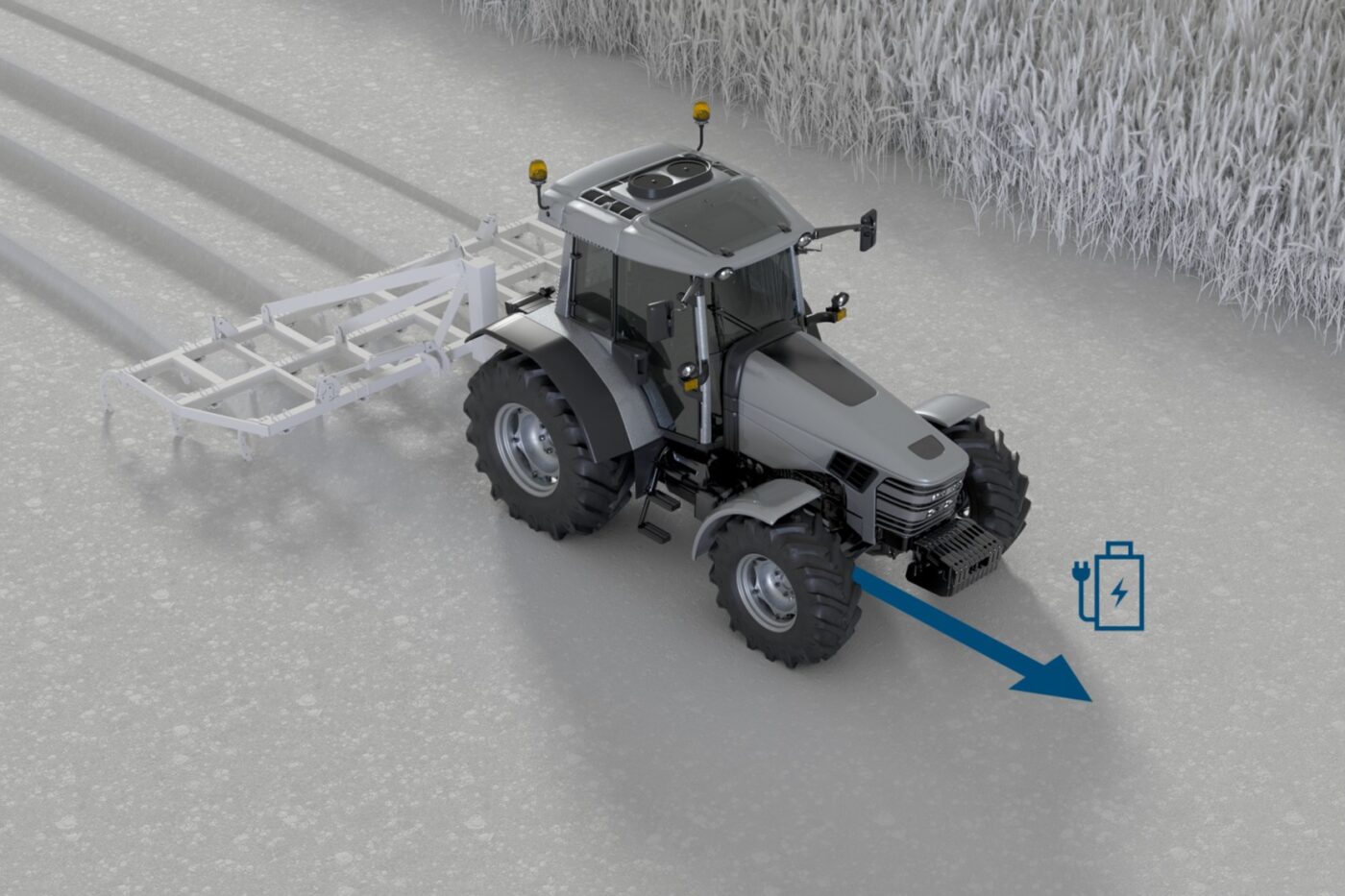 Bosch electric drive electric tractors agritechnica