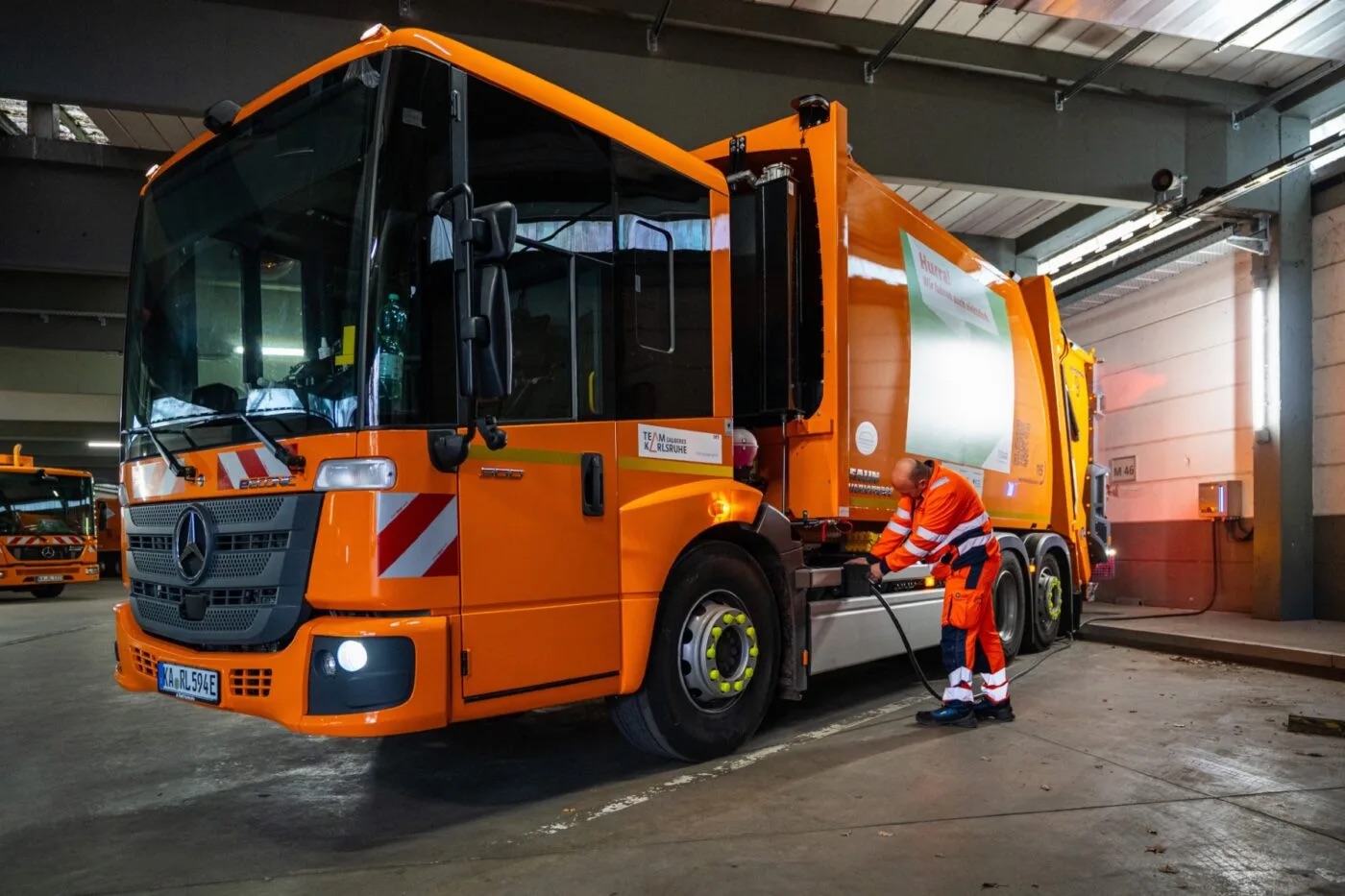 Karlsruhe electric trucs eeconic waste collection