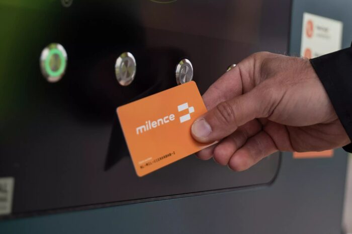 Estación de carga Milence ladestation