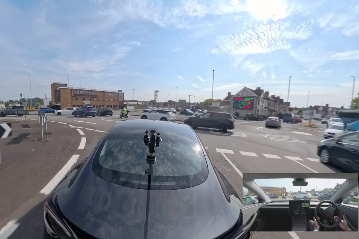 Tesla model fsd supervised swindon