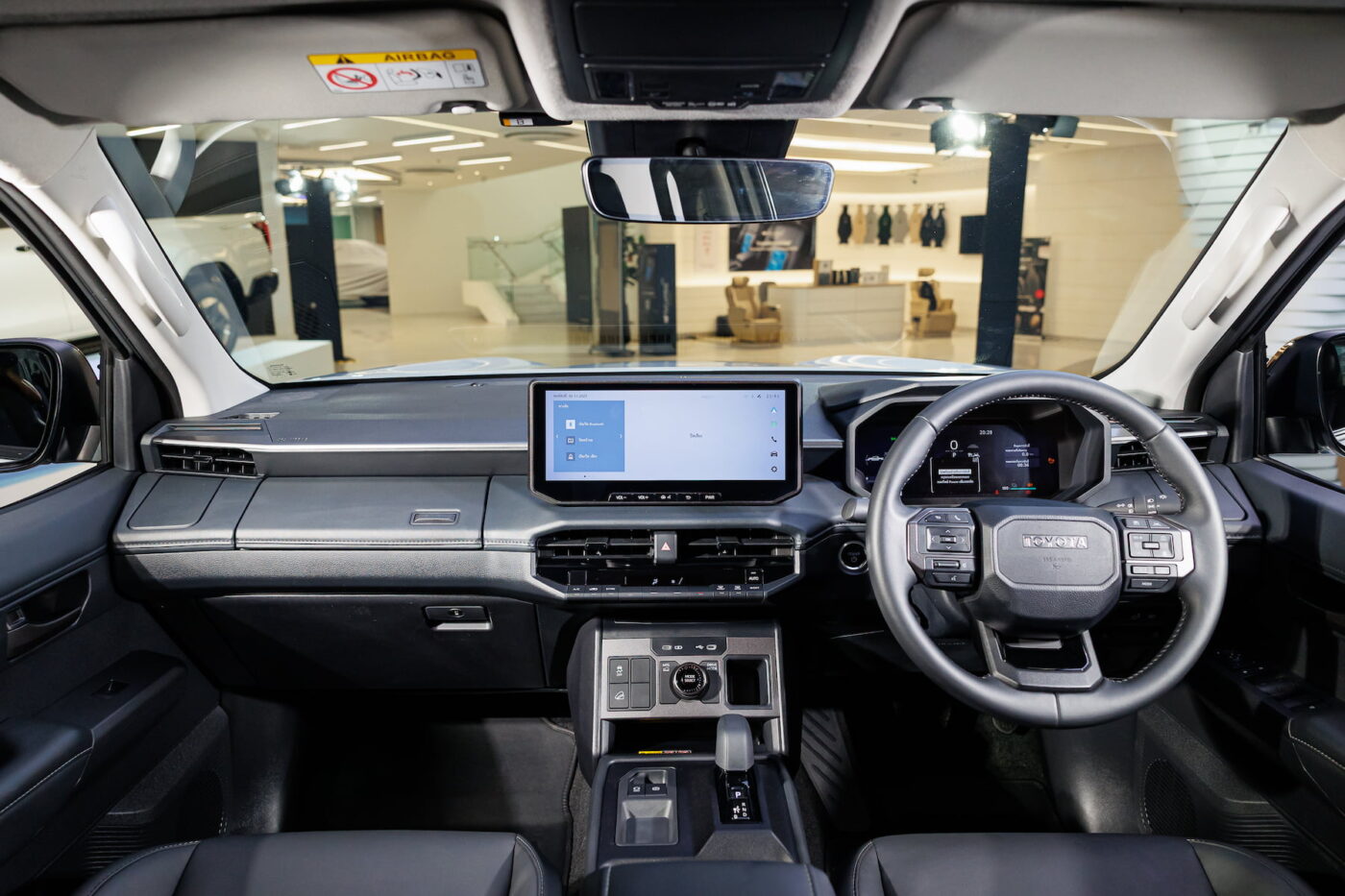 Toyota hilux bev interior dashboard