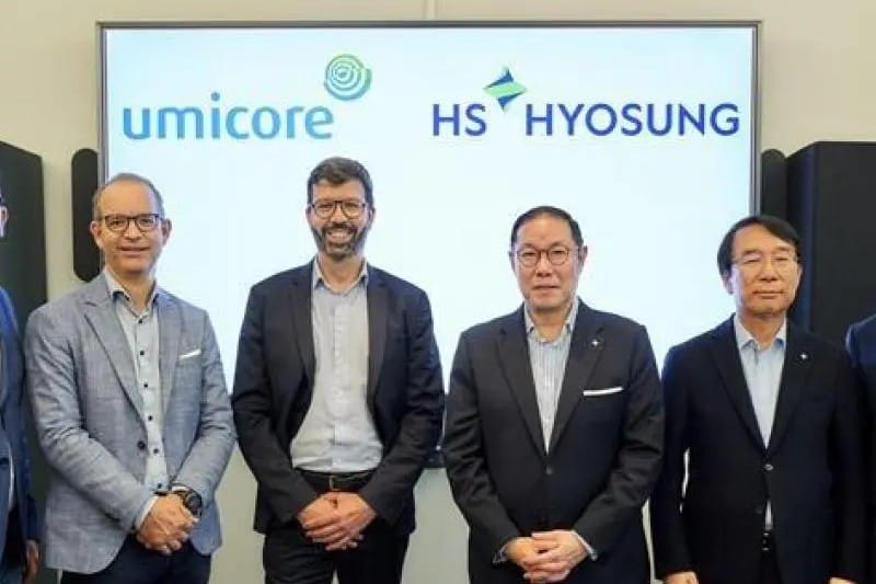 Umicore hs hyosung joint venture