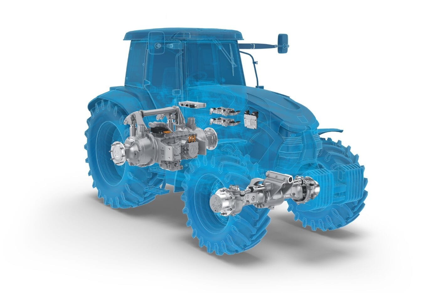 Zf eterradrive electric tractor