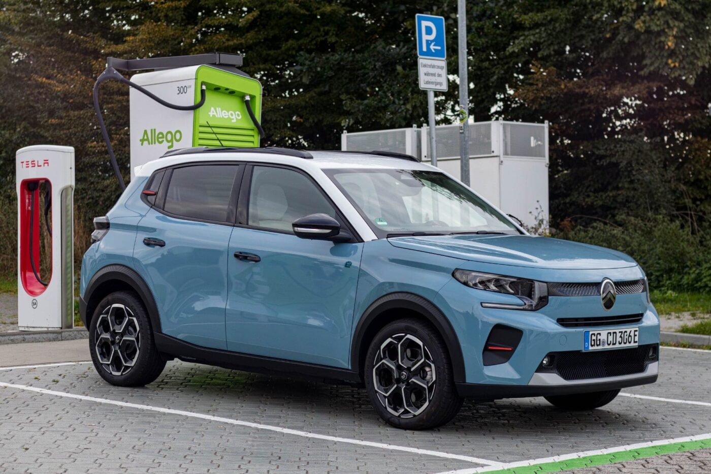 Citroen e c3 fahrbericht daniel boennighausen allego ladestation charging station min