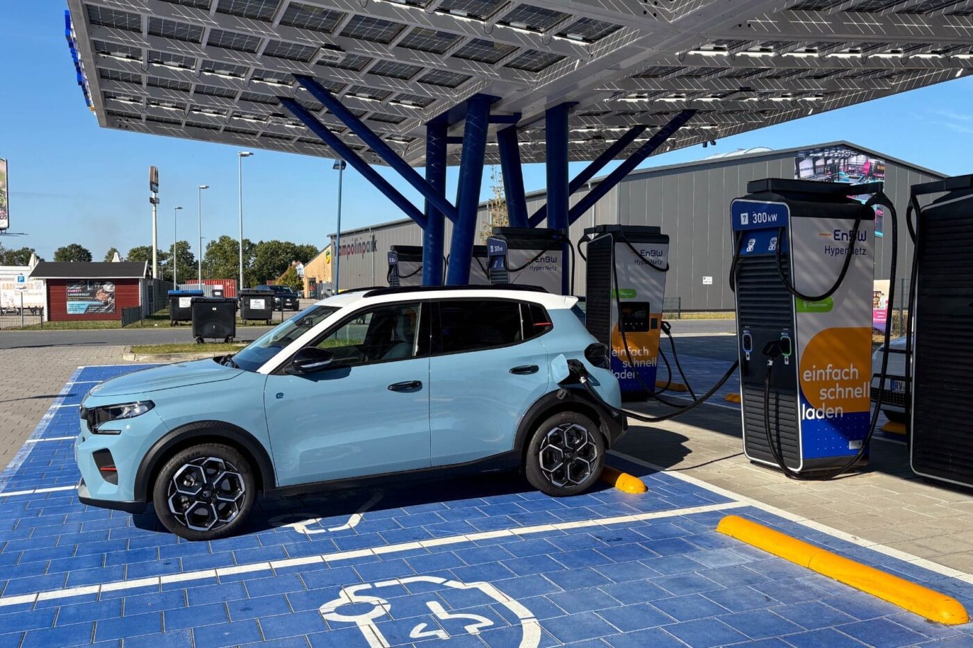 Citroen e c3 fahrbericht daniel boennighausen enbw ladestation charging station min