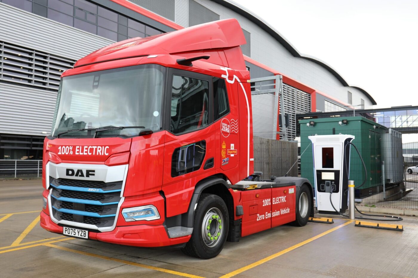 Daf trucks xd electric e lkw camión eléctrico royal mail grossbritannien uk