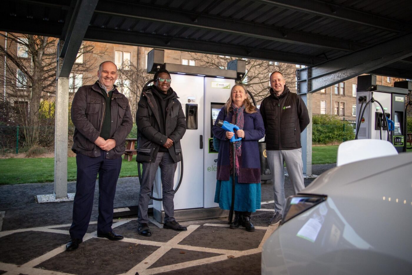 Dundee evolt scotland partnership charging stations cropped