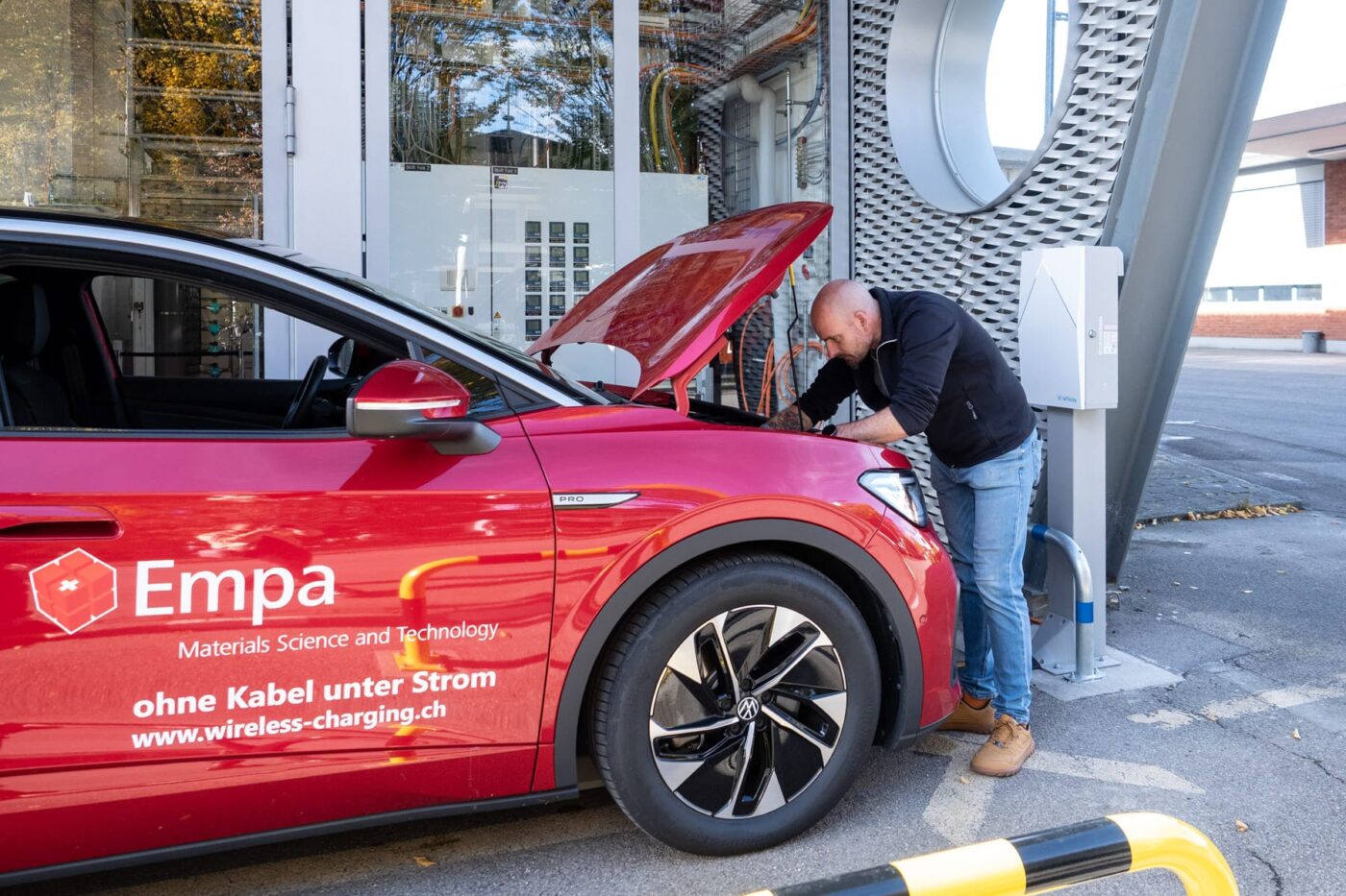 Empa induktives laden schweiz