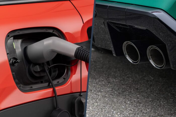 Eu verbrenner aus 2er collage hintergrund background