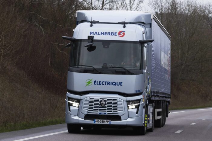 Malherbe renaul trucks e tech t france logistics