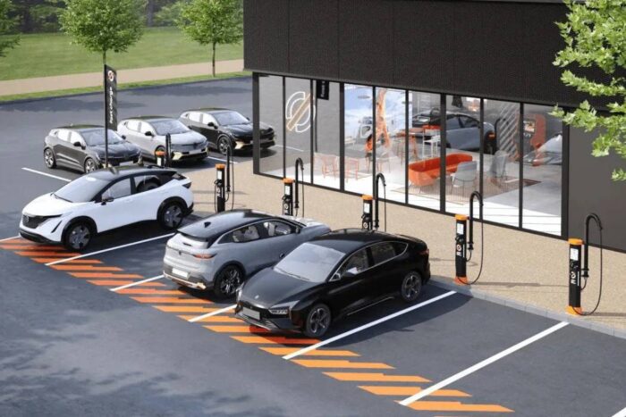 Renault mobilize ladestation estación de carga formateada