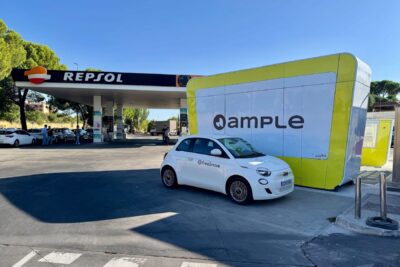 Repsol ample fiat 500e madrid