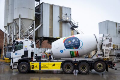 Scottland electric concrete mixer tarmac construction electric trucks